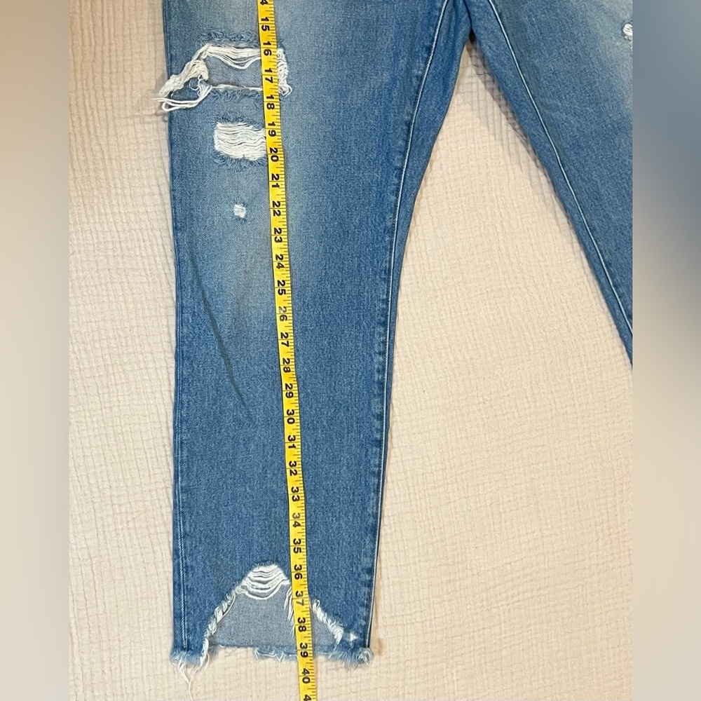 J CREW Jeans Womens Slouchy Boyfriend High Rise Medium Wash 100% Cotton Size 31 - Picture 13 of 14